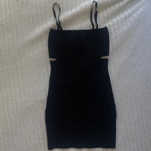 LF SEEK Black Bodycon Black Dress • Never Worn